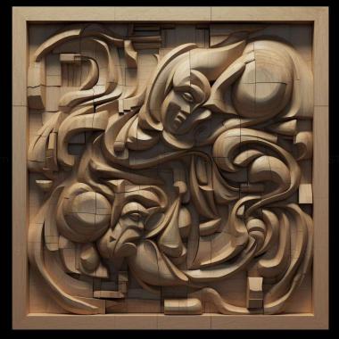Patterns and decorations John Nash 4 3d model